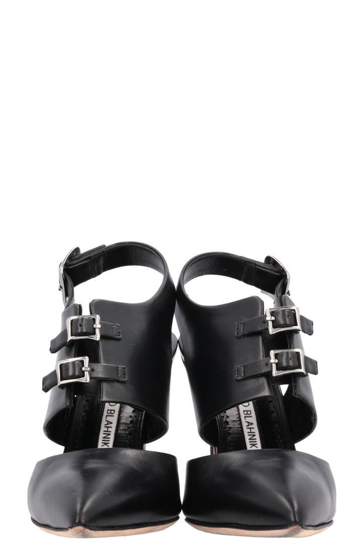 MANOLO BLAHNIK Sangra Heels Black