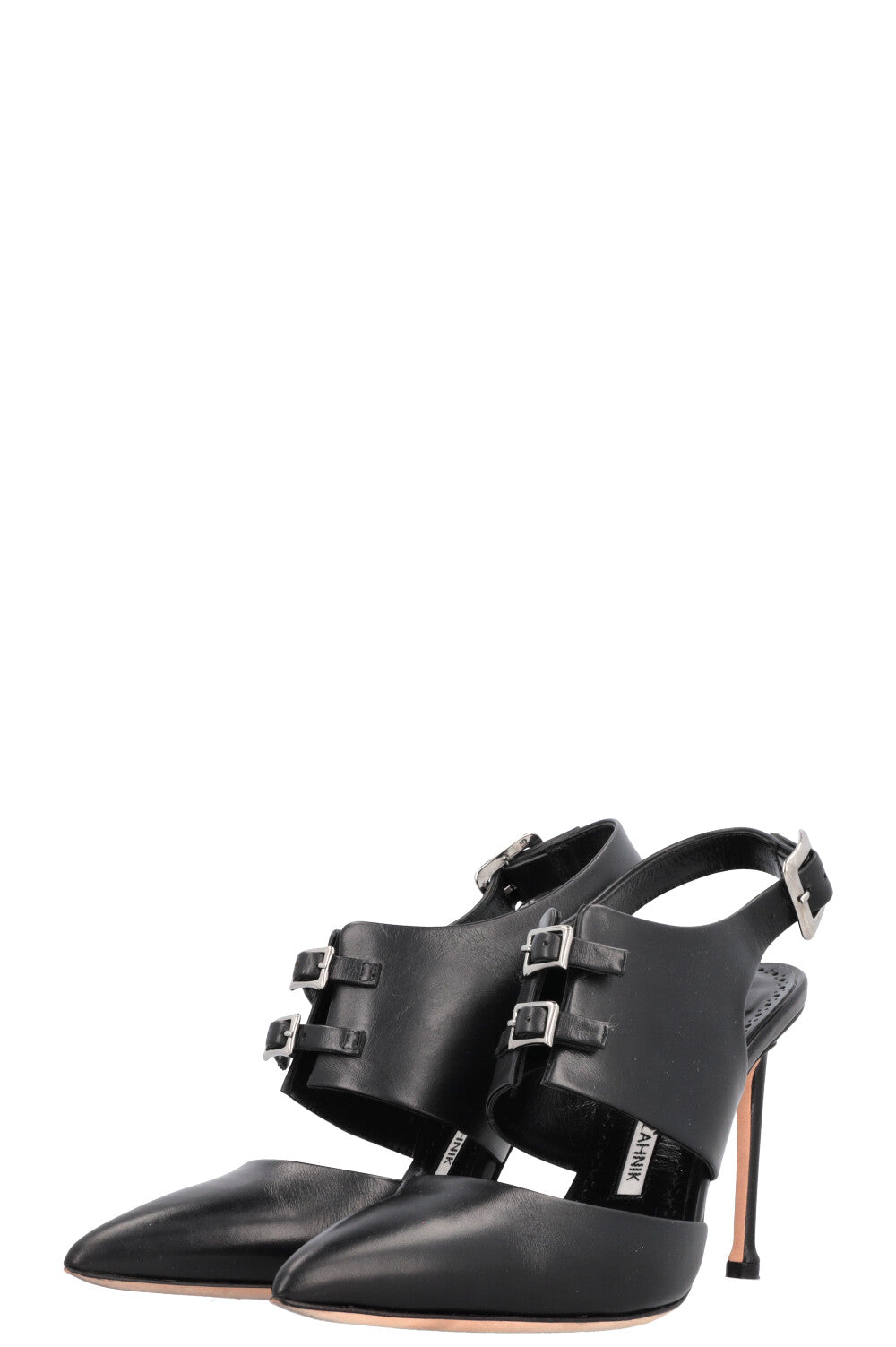 MANOLO BLAHNIK Sangra Heels Black