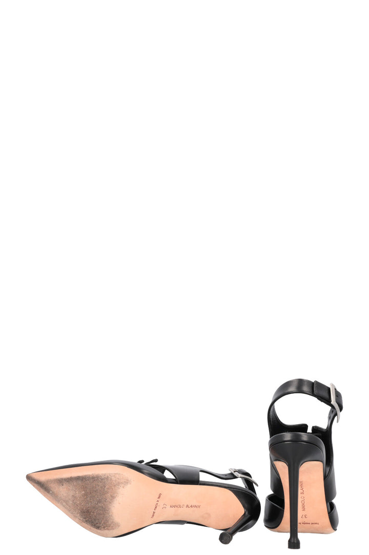 MANOLO BLAHNIK Sangra Heels Black