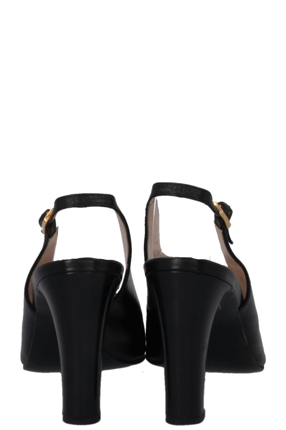 CHANEL Slingback Heels Black