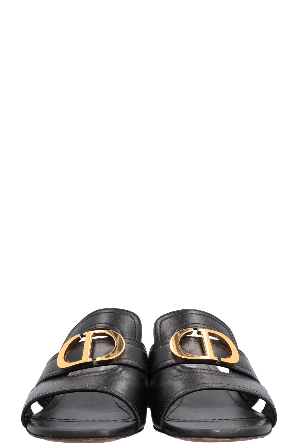 CHRISTIAN DIOR 30 Montaigne Mules Black