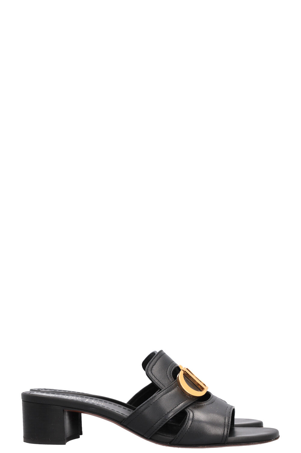 CHRISTIAN DIOR 30 Montaigne Mules Black