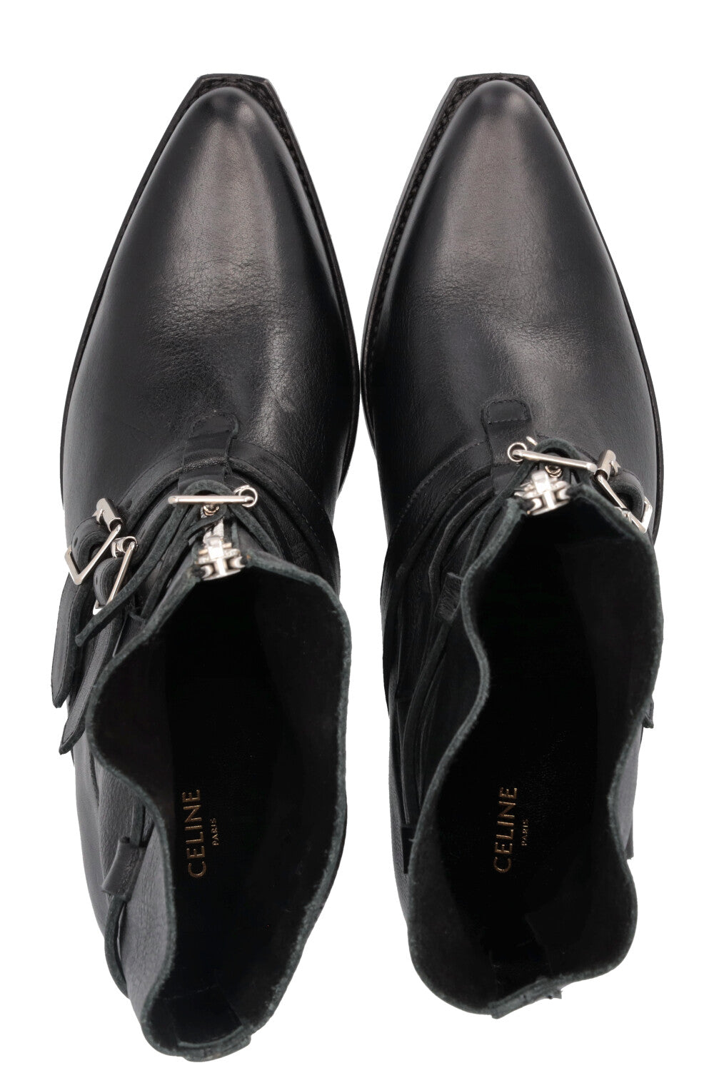 CELINE Western Boots Black