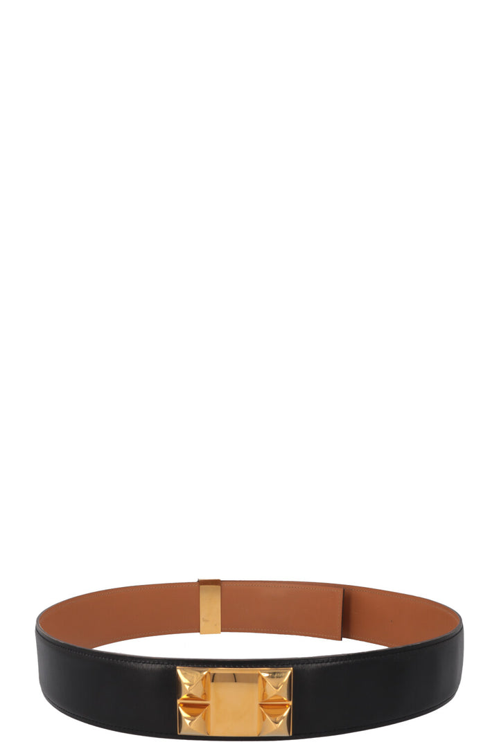 HERMÈS Collier de Chien Belt Noir
