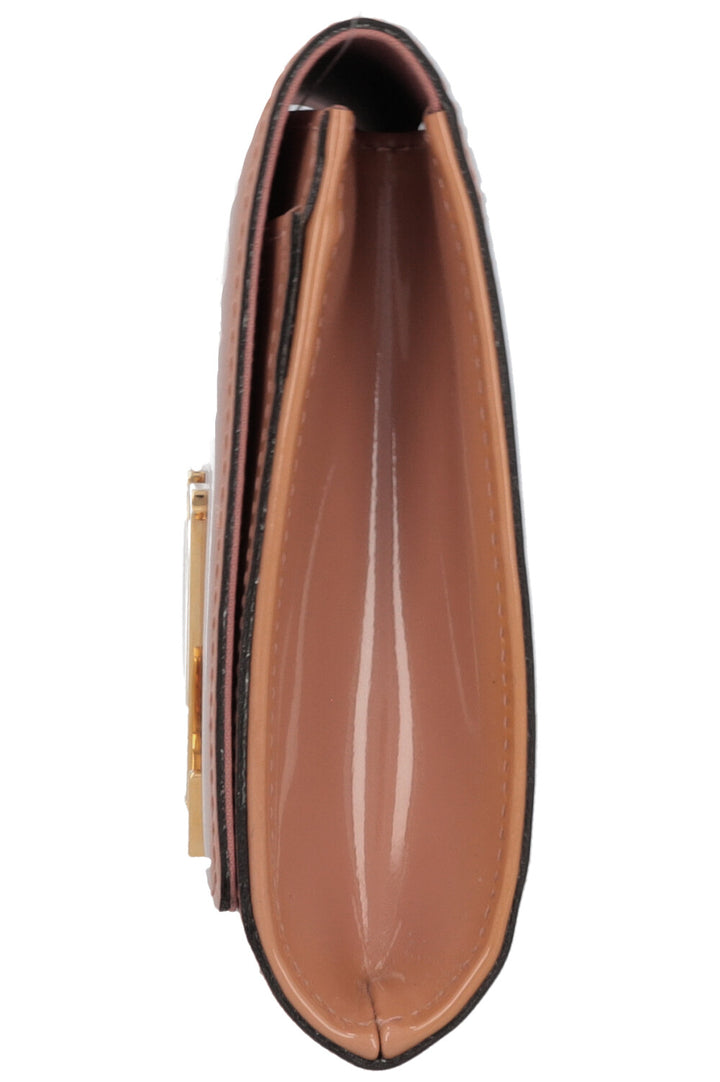 LOUIS VUITTON Louise Clutch Patent Beige