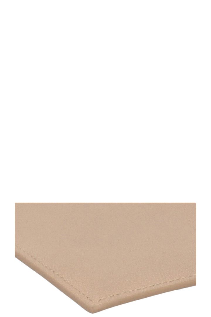SAINT LAURENT Grain De Poudre Uptown Clutch Beige