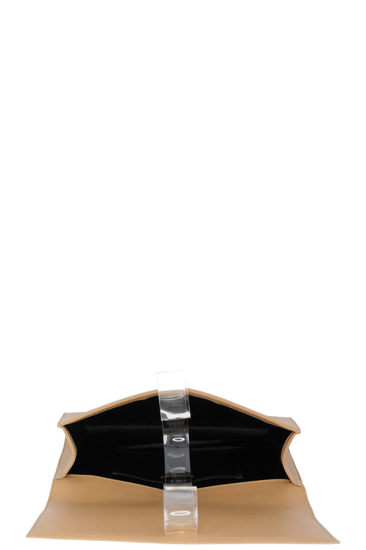 YVES SAINT LAURENT Belle De Jour Clutch Khaki