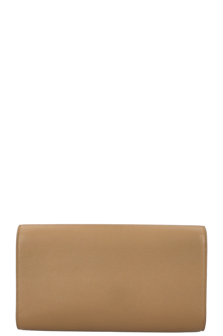 YVES SAINT LAURENT Belle De Jour Clutch Khaki