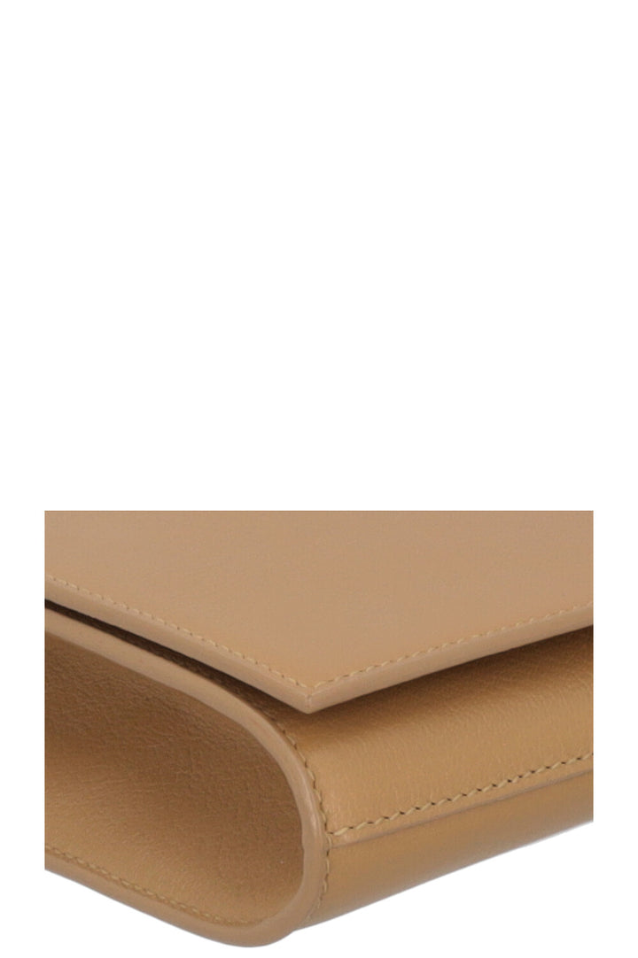 YVES SAINT LAURENT Belle De Jour Clutch Khaki