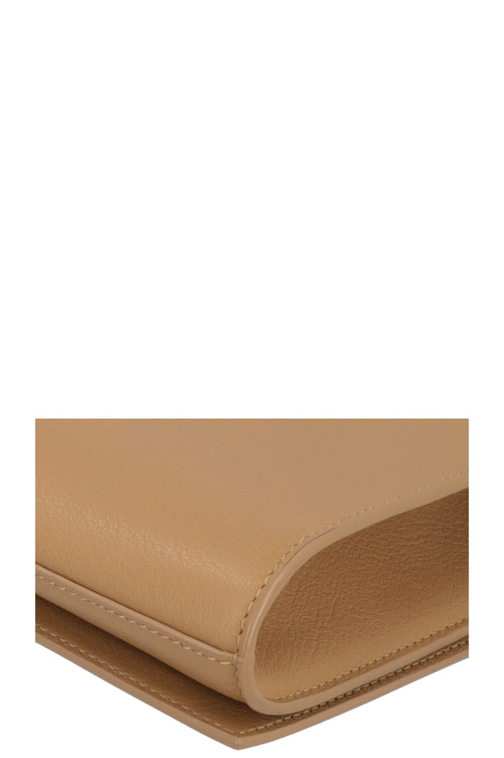 YVES SAINT LAURENT Belle De Jour Clutch Khaki