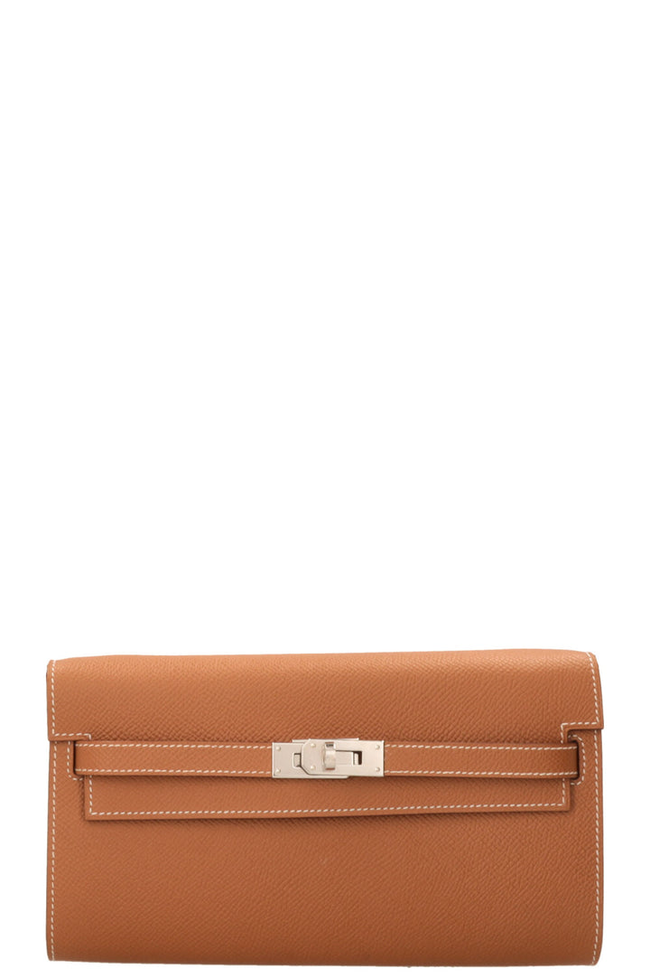 HERMÈS Kelly To Go Epsom Gold