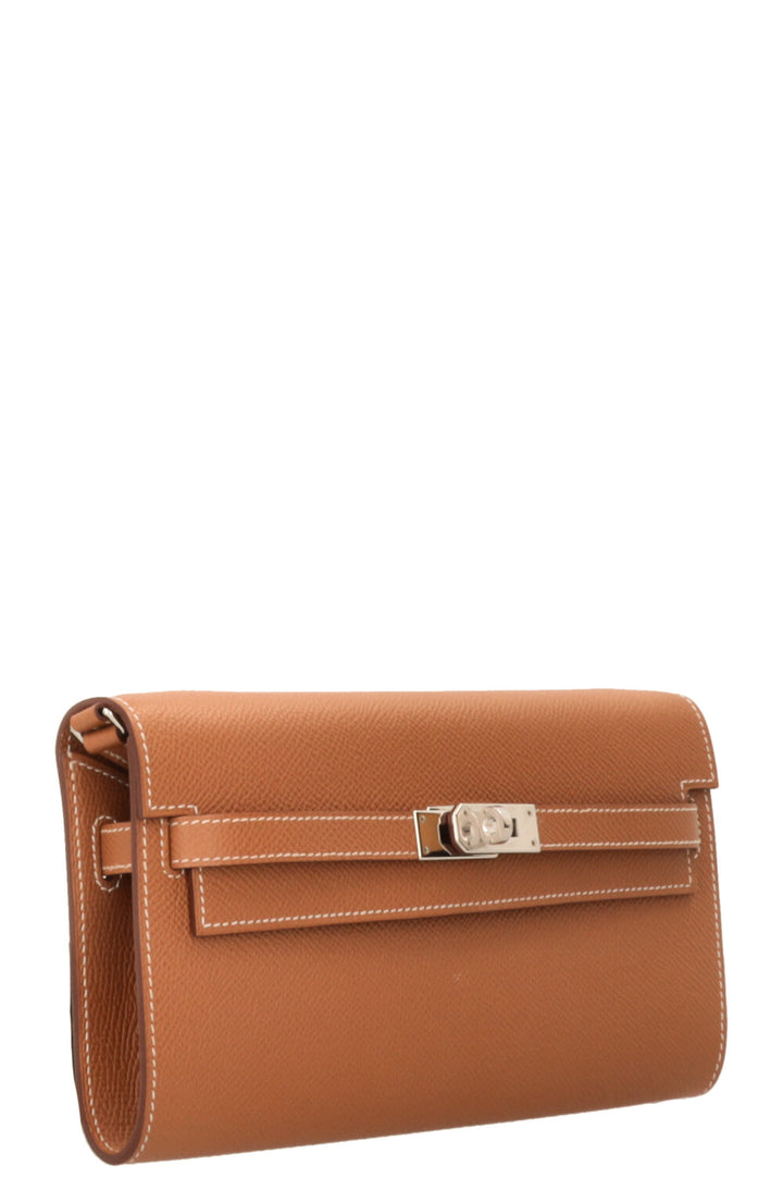 HERMÈS Kelly To Go Epsom Gold