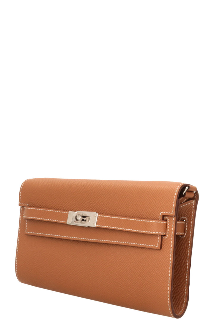 HERMÈS Kelly To Go Epsom Gold