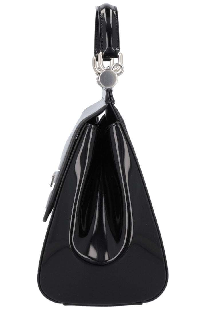 DOLCE&GABBANA Sicily Medium Bag Patent Black