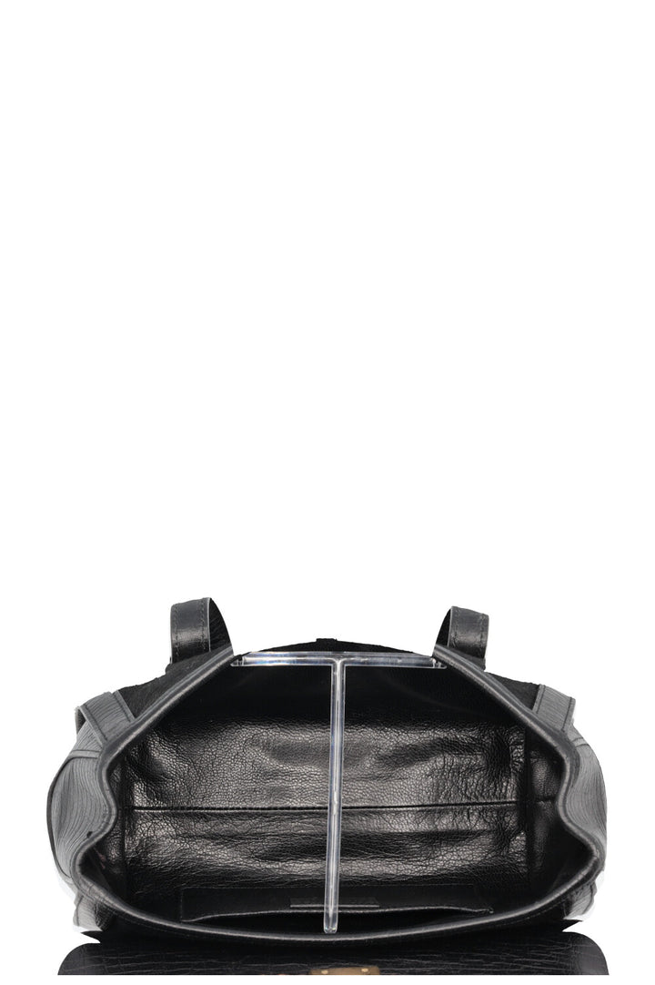 GUCCI Bamboo Bullet Handbag Black