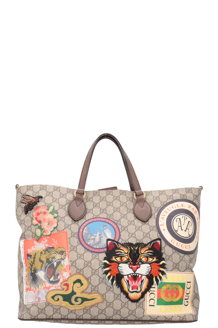 GUCCI Convertible Tote Bag GG Supreme