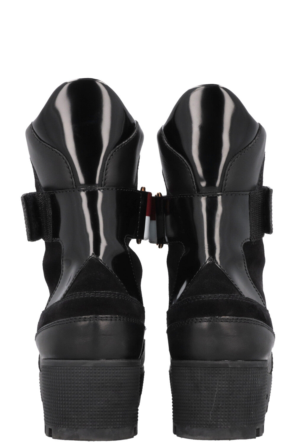 LOUIS VUITTON Laureate Desert Boots Leather Black