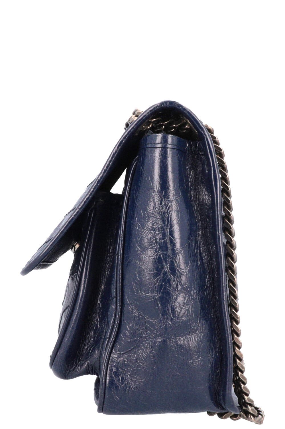 SAINT LAURENT Medium Niki Bag Vintage Leather Navy