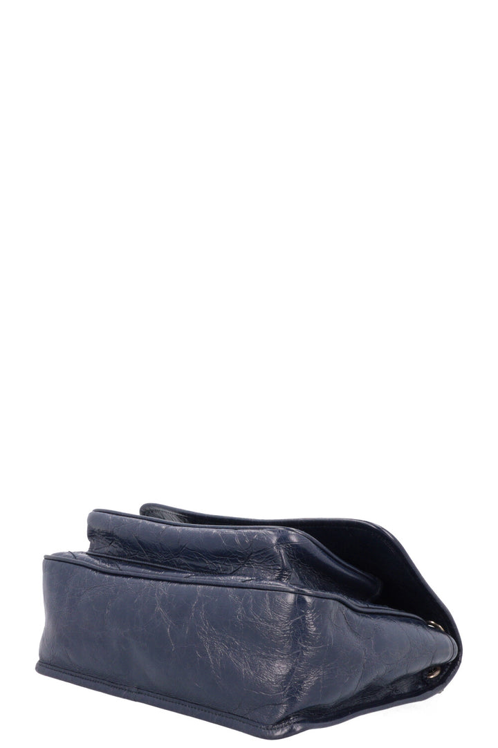 SAINT LAURENT Medium Niki Bag Vintage Leather Navy