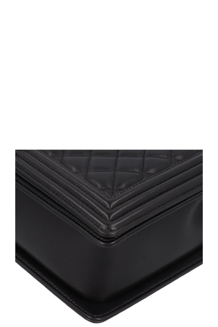 CHANEL Large Boy Bag Black Lambskin