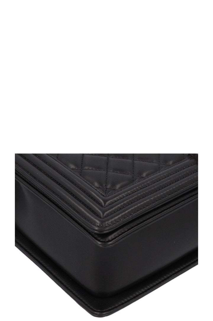 CHANEL Large Boy Bag Black Lambskin