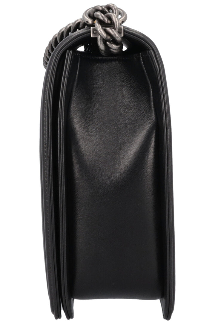 CHANEL Large Boy Bag Black Lambskin