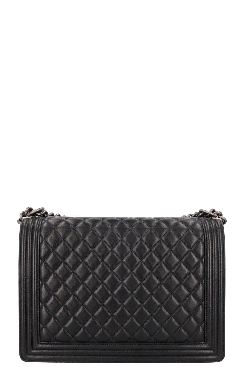 CHANEL Large Boy Bag Black Lambskin
