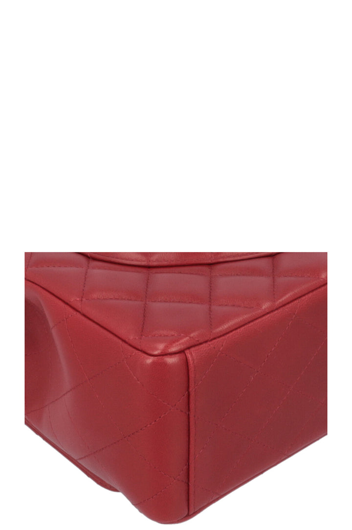 CHANEL Timeless Maxi Double Flap Red Lambskin