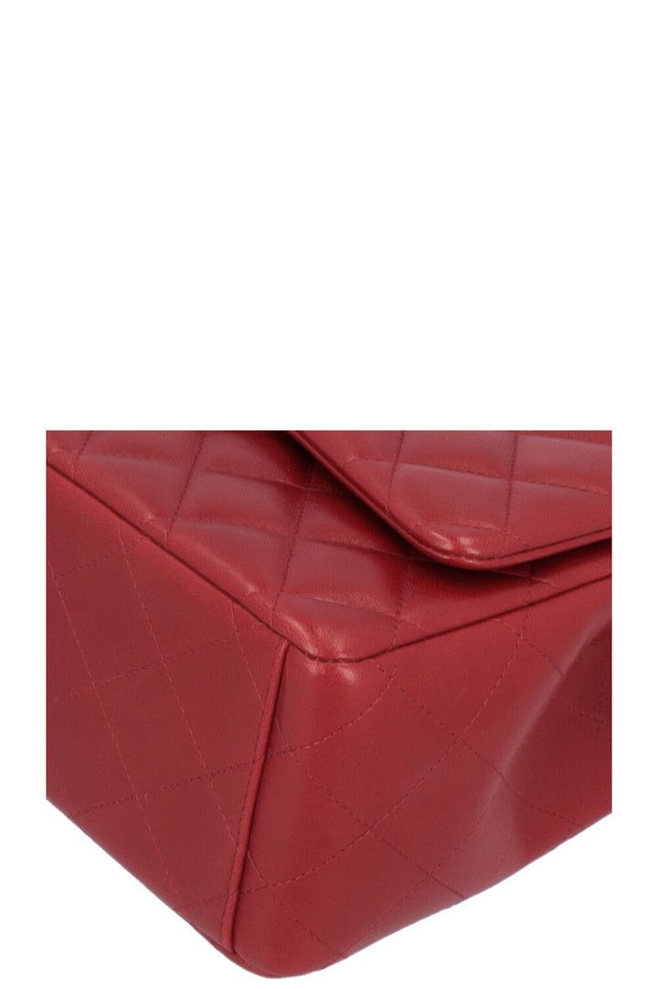 CHANEL Timeless Maxi Double Flap Red Lambskin