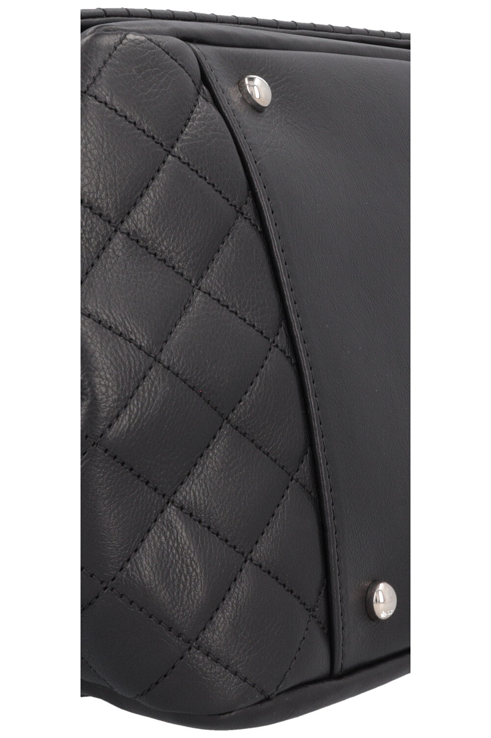 CHANEL CC Flap Bag Leather Black