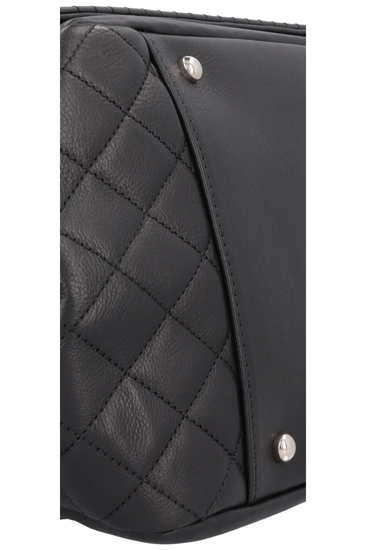 CHANEL CC Flap Bag Leather Black