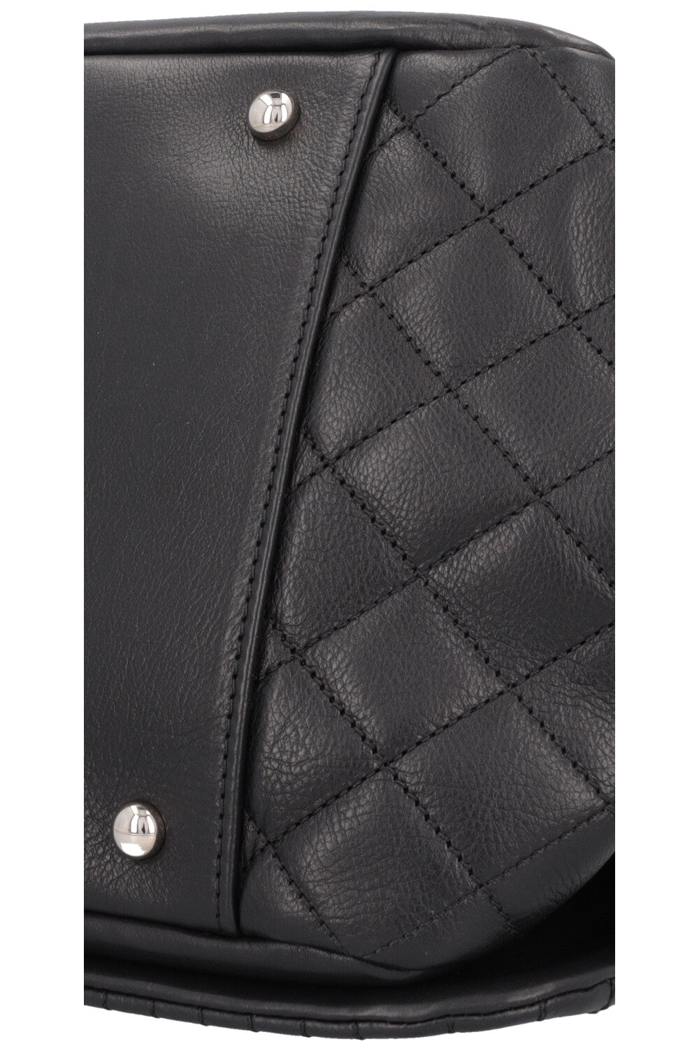 CHANEL CC Flap Bag Leather Black