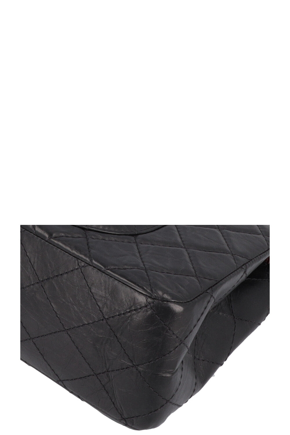 CHANEL 2.55 Reissue Double Flap Maxi Leather Black