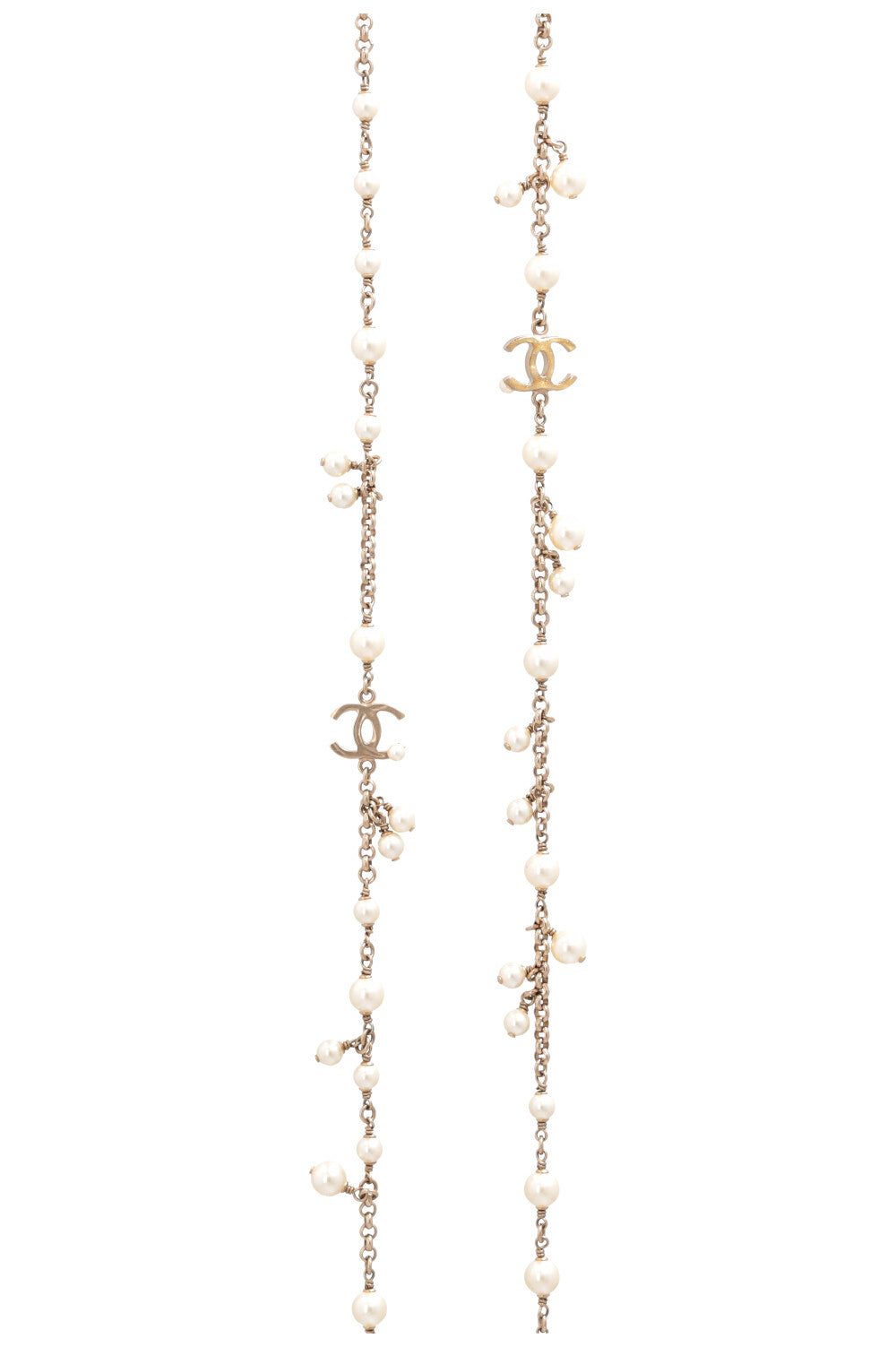 CHANEL 2013 CC Faux Pearl Necklace