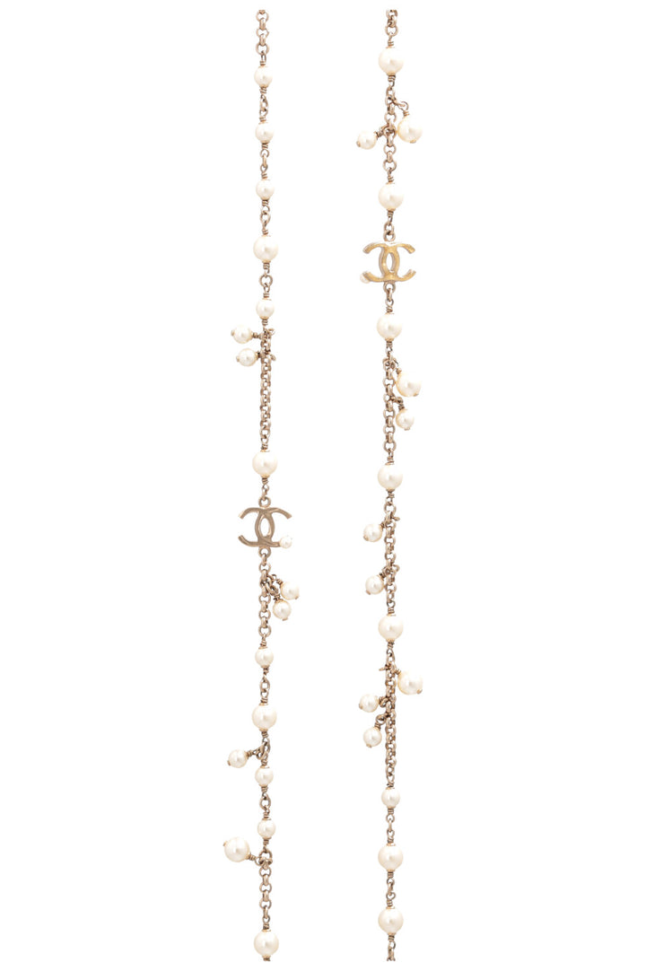 CHANEL 2013 CC Faux Pearl Necklace