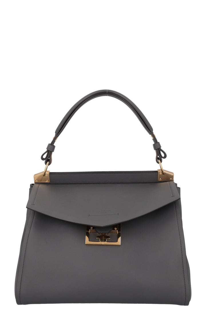 GIVENCHY Large Mystic Bag Leather Grey