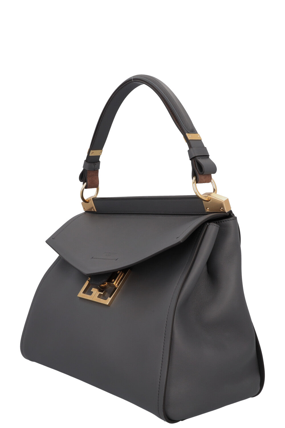 GIVENCHY Large Mystic Bag Leather Grey