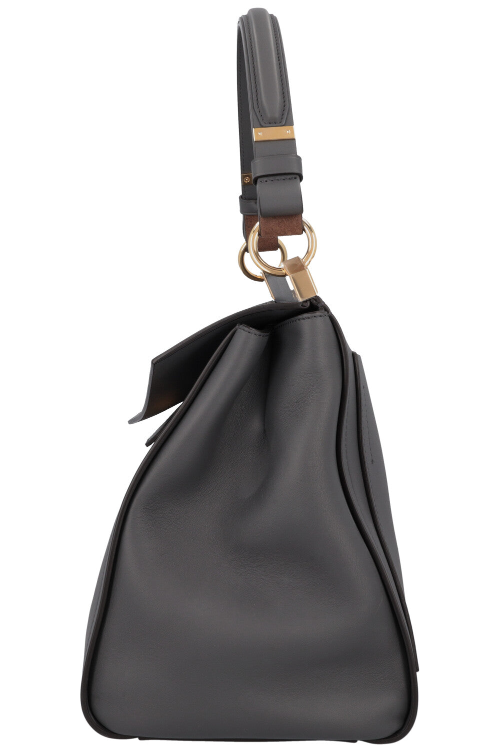GIVENCHY Large Mystic Bag Leather Grey