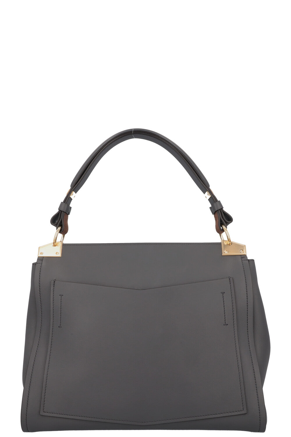 GIVENCHY Large Mystic Bag Leather Grey