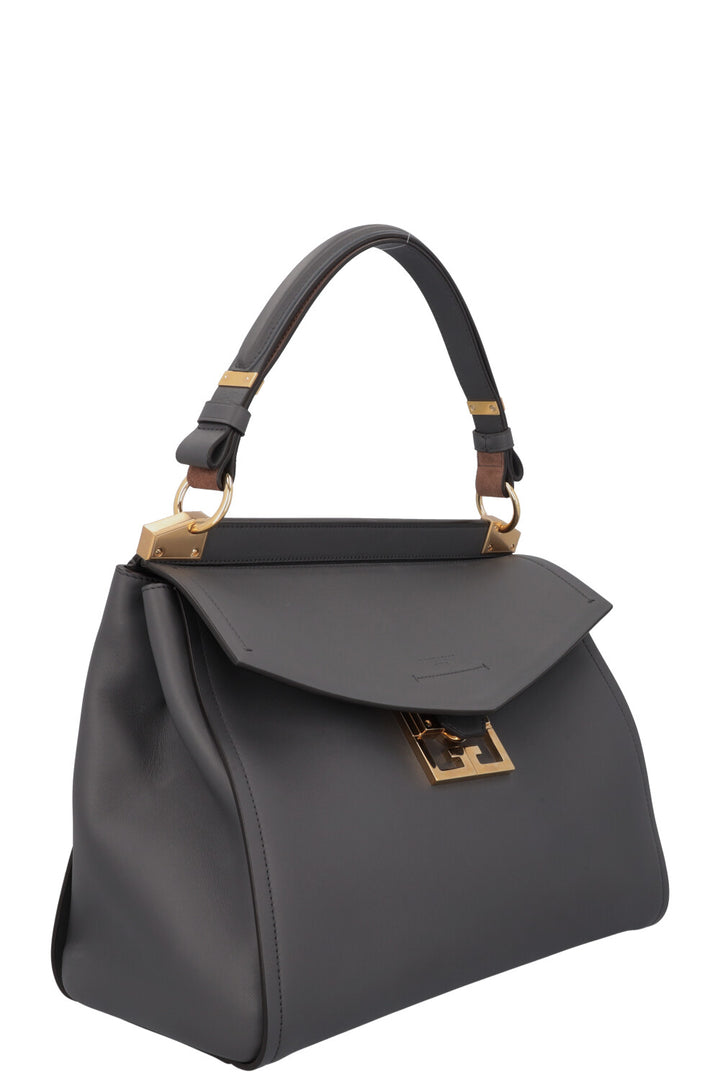 GIVENCHY Large Mystic Bag Leather Grey