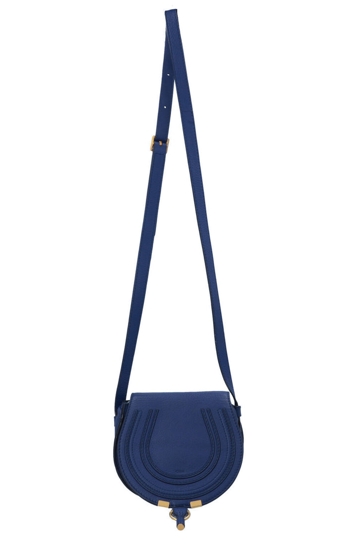 CHLOÉ Marcie Crossbody Bag Small Blue