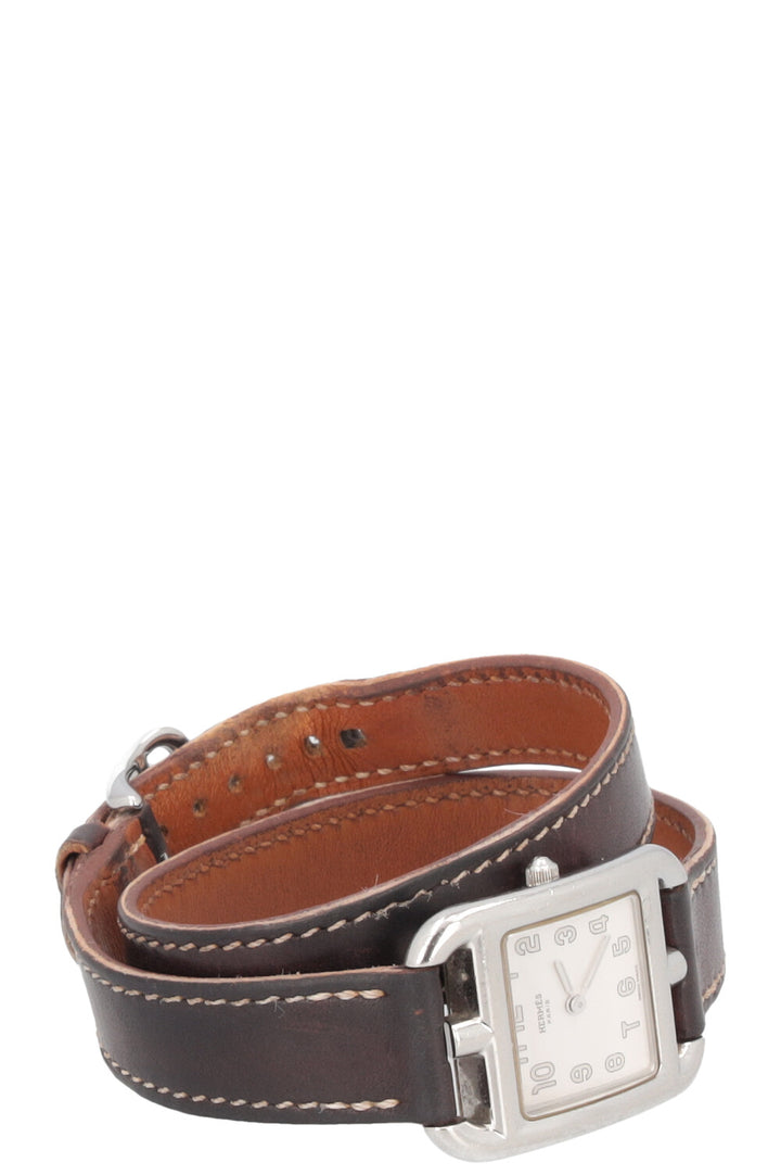 HERMÈS Cape Cod Double Tour Small Palladium
