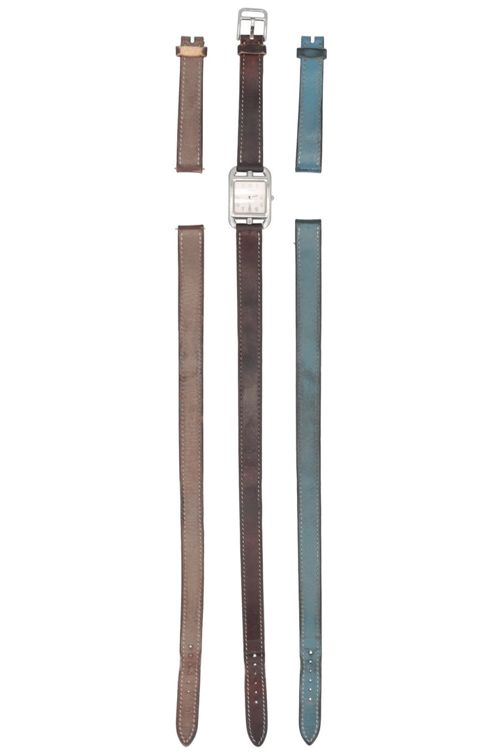 HERMÈS Cape Cod Double Tour Small Palladium