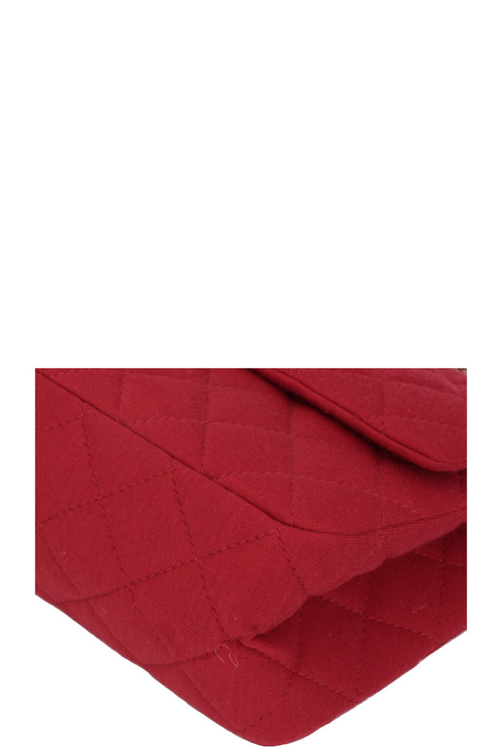 CHANEL 2.55 Reissue Double Flap Medium Canvas Red