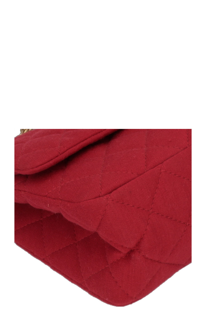 CHANEL 2.55 Reissue Double Flap Medium Canvas Red