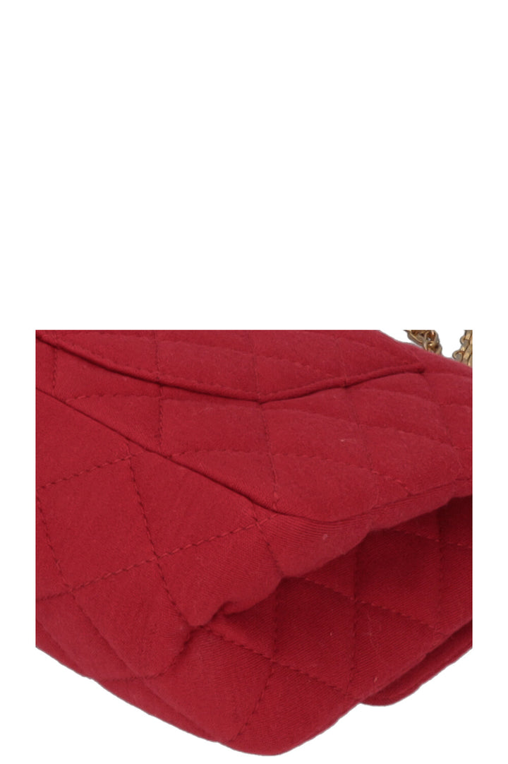 CHANEL 2.55 Reissue Double Flap Medium Canvas Red