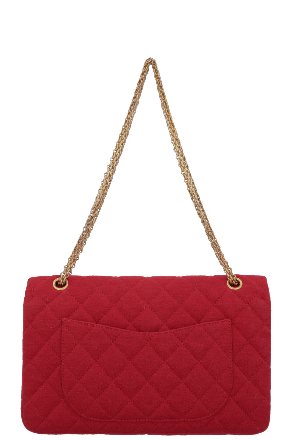 CHANEL 2.55 Reissue Double Flap Medium Canvas Red