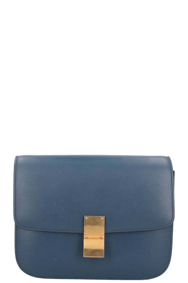 CÉLINE Classic Box Crossbody Bag Blue