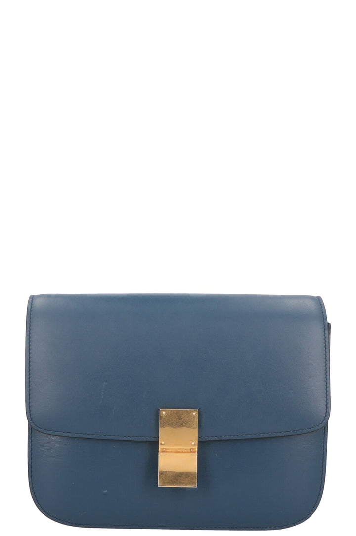 CÉLINE Classic Box Crossbody Bag Blue