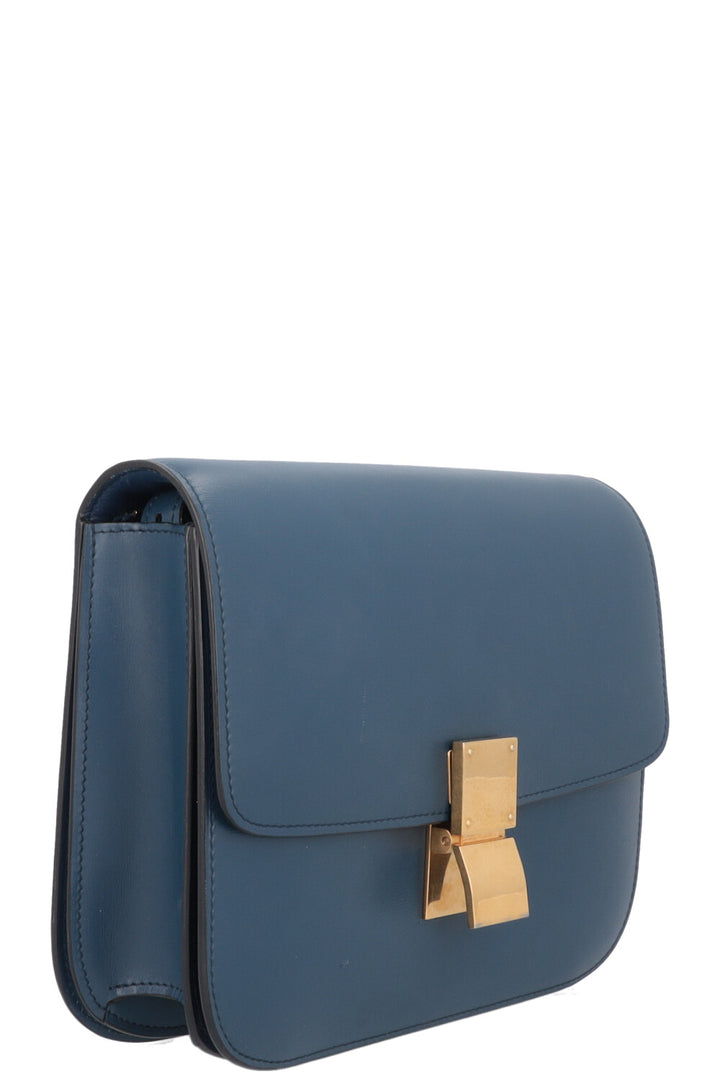 CÉLINE Classic Box Crossbody Bag Blue